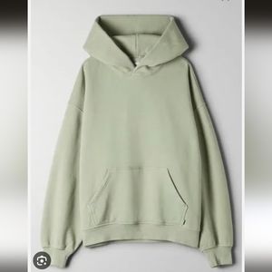 Aritzia TNA CozyAF Mega Hoodie in GD Silent Storm Green | Size 1 (S)